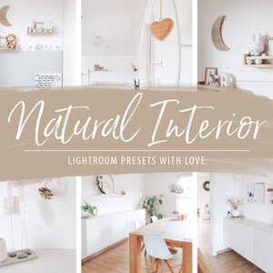 10 NATURAL INTERIOR Lightroom Presets Mobile and Desktop