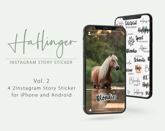 HAFLINGER Vol.2 | PFERDE Story Sticker Instagram