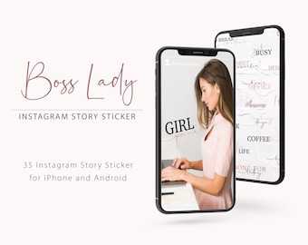 BOSS LADY | Business Office Story Sticker