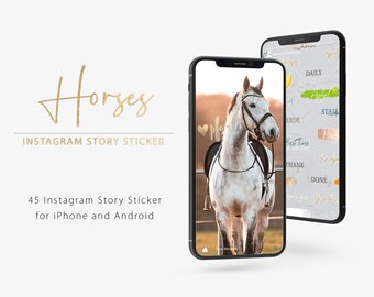 PFERDE Story Sticker | Horse Sticker Instagram