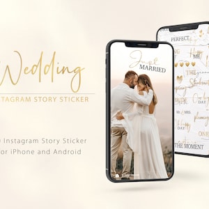 XL WEDDING | Hochzeit Instagram Story Sticker