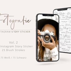 150 FOTOGRAFIE | Instagram Story Sticker | Photography Vol. 2