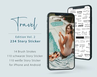 TRAVEL Vol. 2 | Instagram Story Stickers