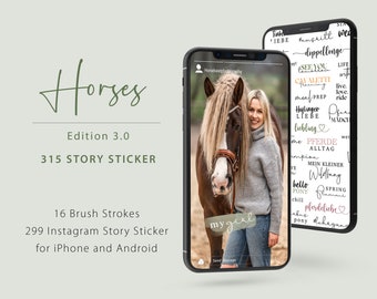 HORSES Vol.3 | PFERDE Story Sticker Instagram