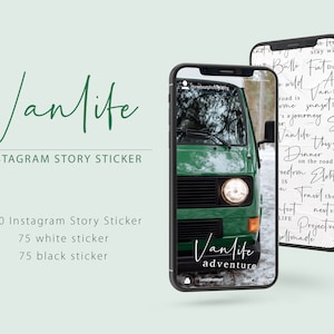 VANLIFE | Van Bulli Camper | Instagram Story Sticker