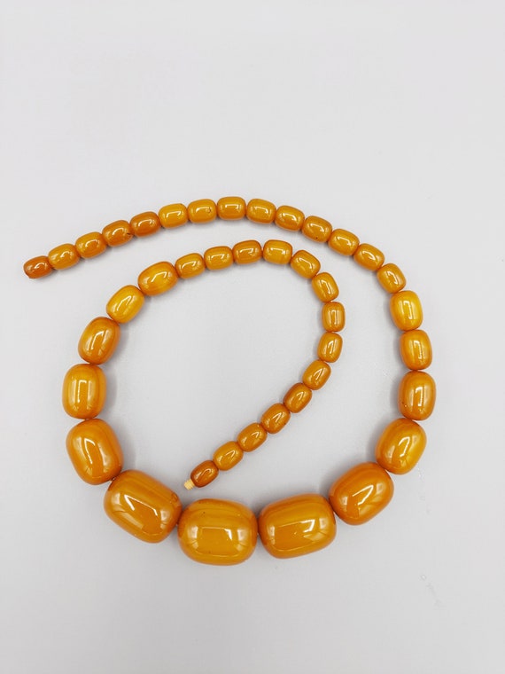 1940s Antique Bakelite Art Deco Butterscotch Amber