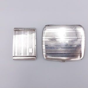 antique cigarette case with lighter Lot