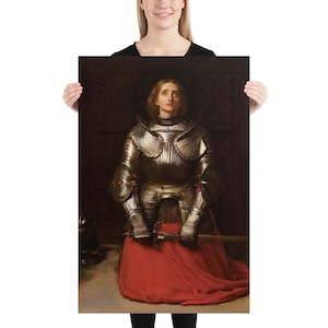 Saint Joan of Arc Heroine by John Everett Millais Poster