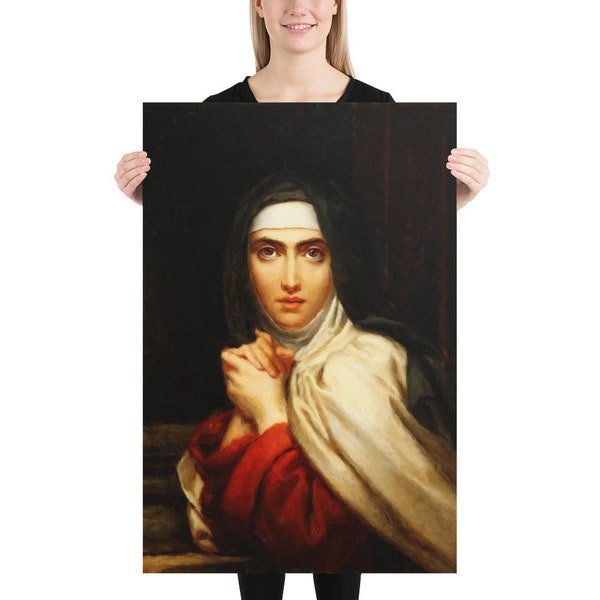 Teresa von Avila Katholische Schutzpatronin Poster