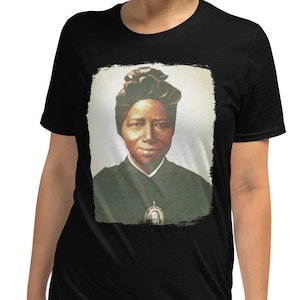 Saint Josephine Bakhita Catholic Short-Sleeve Unisex T-Shirt