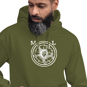Martin Luther Rose Seal of Reformation Lutheran Unisex Hoodie