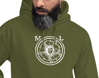 Martin Luther Rose Seal of Reformation Lutheran Unisex Hoodie