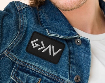 God Is Greater Than The Highs and Lows Embroidered Patch