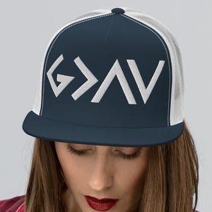 God Is Greater Than The Highs and Lows 3D Trucker Cap
