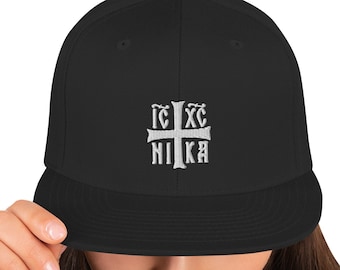 Christogram IC XC NIKA Jesus Christ is Winner Orthodox  Snapback Hat