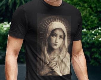 Virgin Mary Painting Short-Sleeve Unisex T-Shirt