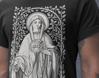 Virgin Mary Catholic Short-Sleeve Unisex T-Shirt