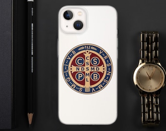St Benedict of Nursia Medal Catholic Saint iPhone Case