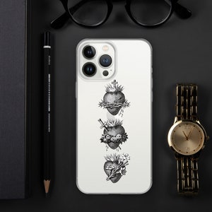 Cœurs de la Sainte-Famille Sacré-Cœur Cœur immaculé Cœur pur Coque et skin iPhone