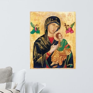 Icon of Our Lady of Perpetual Help Poster (Before 1499) 16 x20