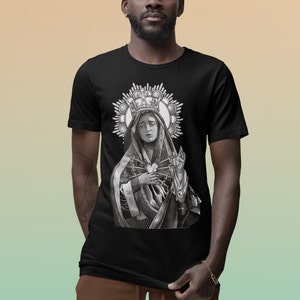 Mater Dolorosa Our Lady of Sorrows Short-Sleeve Unisex T-Shirt