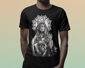 Mater Dolorosa Our Lady of Sorrows Short-Sleeve Unisex T-Shirt