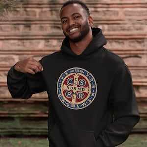The Saint Benedict Medal Catholic Unisex Hoodie