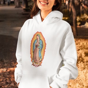 Our Lady of Guadalupe Virgin Mary Catholic Unisex Hoodie