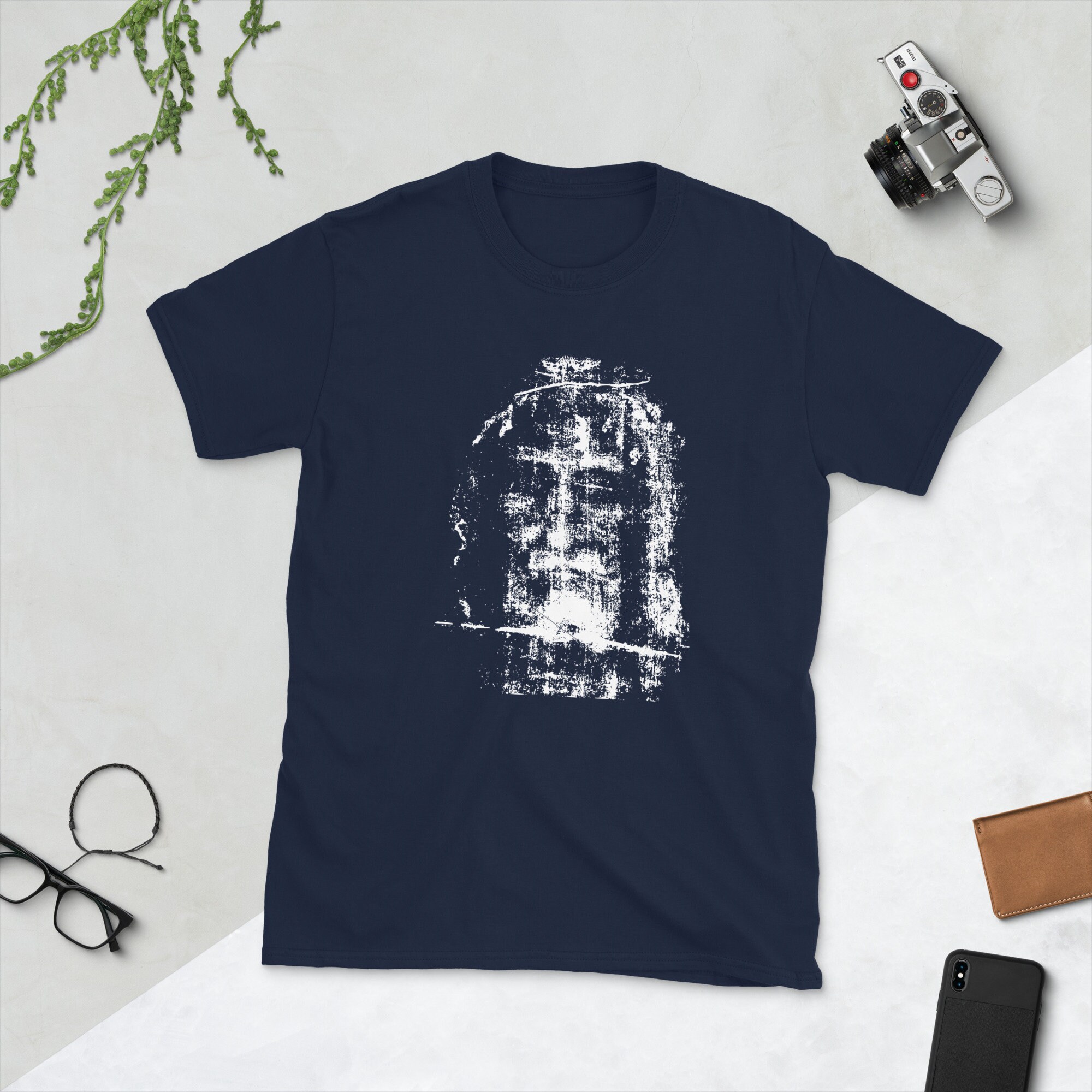 Shroud of Turin Jesus Christ Face Short-sleeve Unisex T-shirt - Etsy