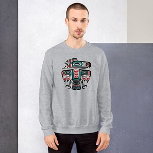 Northwest Pacific Haida Tlingit Native Raven Totem Unisex Sweatshirt - Etsy