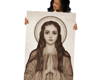 Saint Philomena of Rome Catholic Patroness Poster