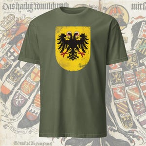 Holy Roman Empire Coat of Arms | Double Headed Eagle Middle Ages Short-Sleeve Unisex T-Shirt
