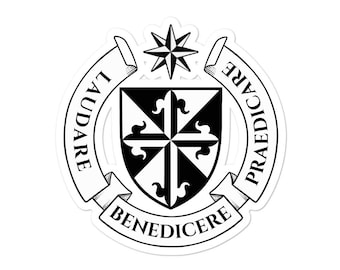 Dominican Order Coat of Arms Catholic Stickers