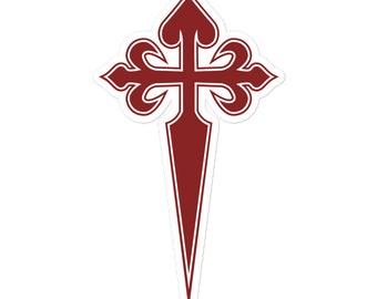 Cross of Saint James Catholic Order Sticker