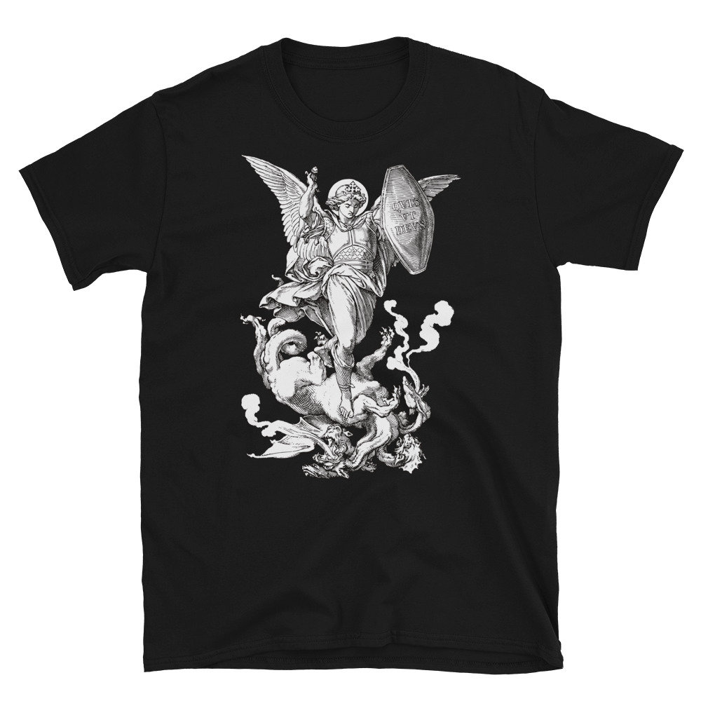 SAINT MICHAEL Tribal War L/S T Shirt NWT M