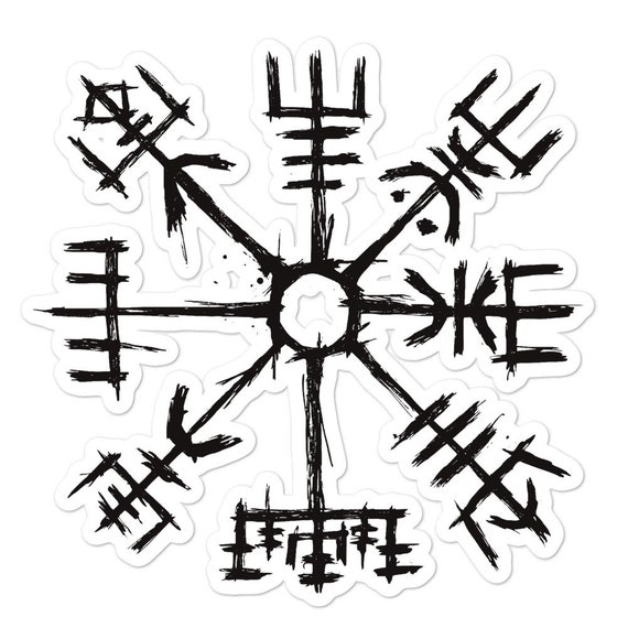Paper-Crafting vegvisir Mystical rune symbols viking runes Stamp Viking Compass Stamp 1,5x1,5 Iceland symbol Scrapbooking Card Making