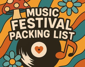Music Festival Packing List: Y2K Rave Checklist (Digital Download)