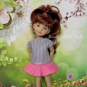 Ruby Red Doll Top Skirt Ruby Red Fashion Friends doll clothes Autumn Spring Summer wear 14.5 inch doll clothes Ruby Red Fall clothing