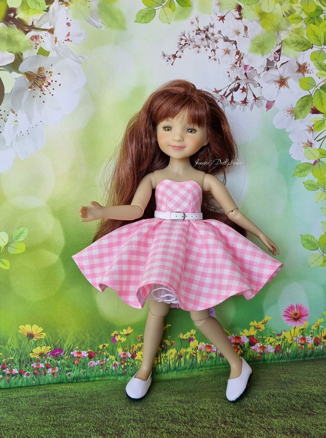 Ruby Red Fashion Friends Doll Barbie Inspired Dress 14.5 Inch Doll