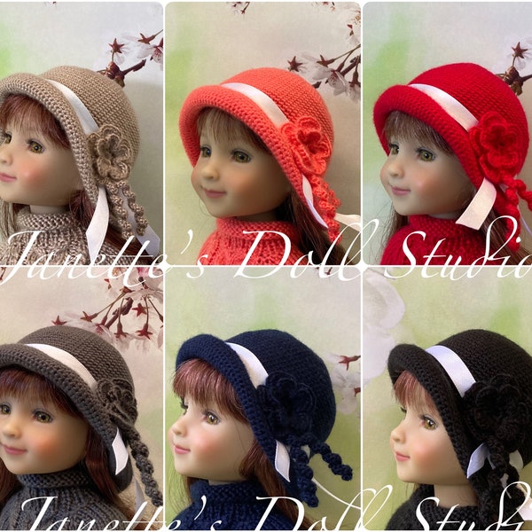 Ruby Red Hat Ruby Red Fashion Friends doll clothes 14 5 inch doll clothes Spring Autumn Hat Ruby Red doll Ruby Red clothes