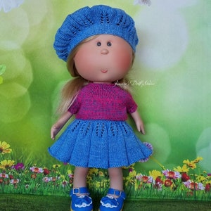 Outfit for 12&#39;&#39; Nines d&#39;Onil Mia Doll clothes Nines d&#39;Onil Pippa doll clothes Handmade Doll Clothes