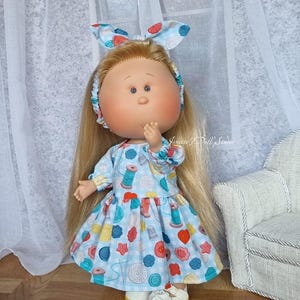 Outfit for 12&#39;&#39; Nines d&#39;Onil Mia Doll clothes Nines d&#39;Onil Pippa doll clothes Handmade Doll Clothes
