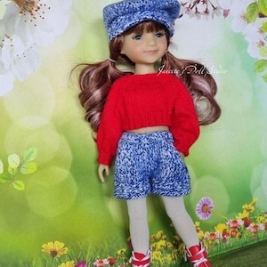 Ruby Red Fashion Friends doll Jumper Shorts Cap 14.5 inch doll clothes Ruby Red doll clothes Ruby Red Doll Clothing Fashion