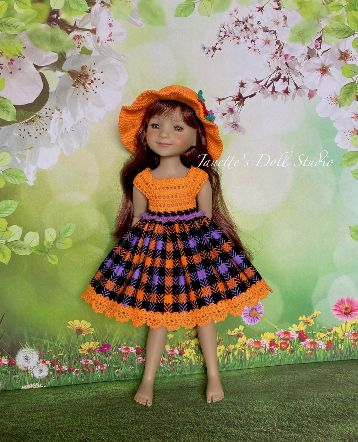 Ruby Red Doll Dress Hat Ruby Red Fashion Friends Doll Clothes Etsy