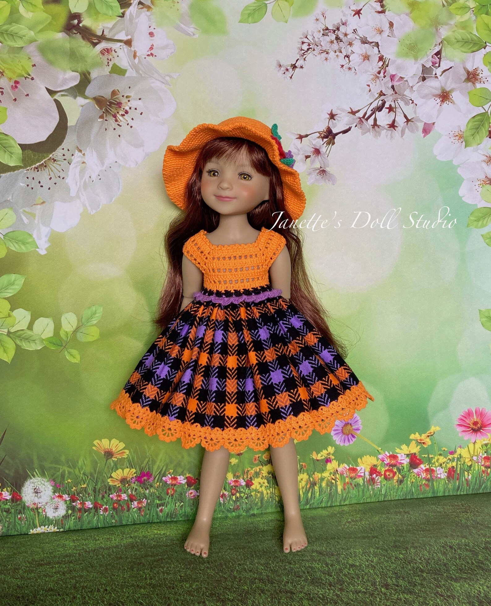 Ruby Red Doll Dress Hat Ruby Red Fashion Friends Doll Clothes Etsy