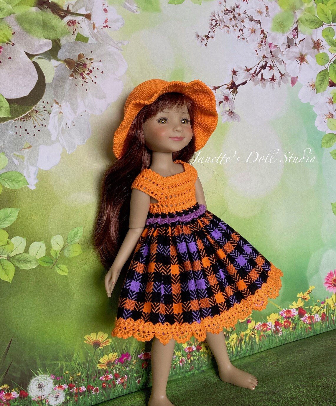 Ruby Red Doll Dress Hat Ruby Red Fashion Friends Doll Clothes Etsy