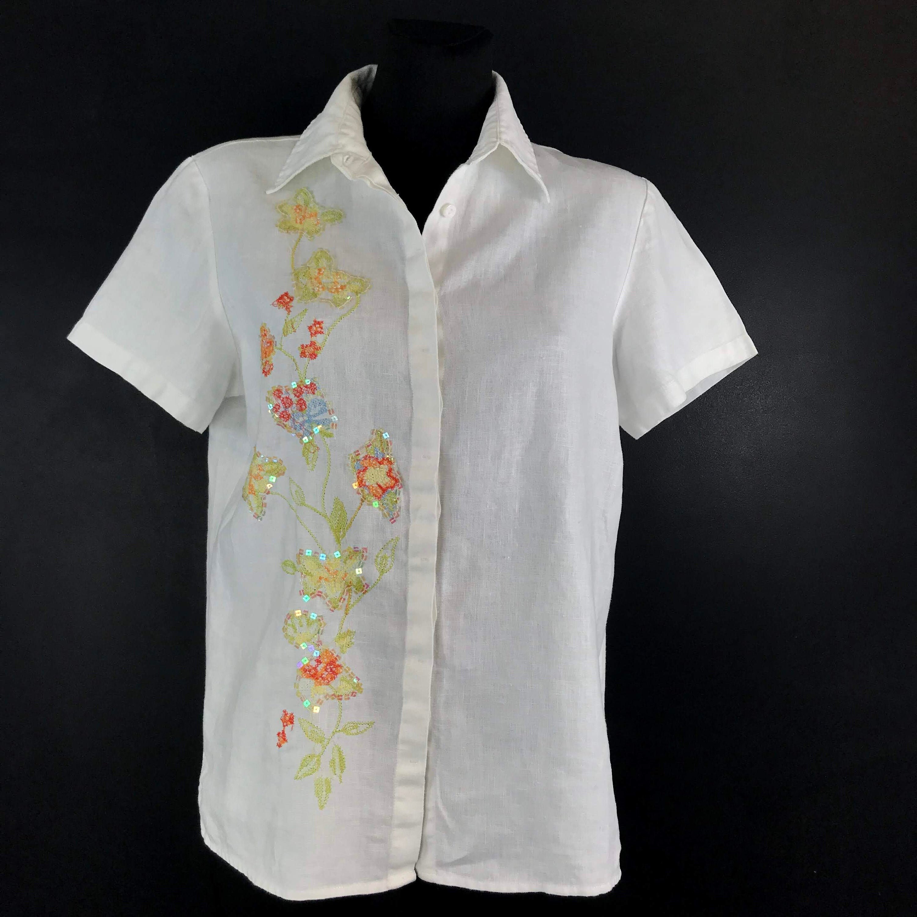 Blusa Fiori Puro Lino 1 main image 1