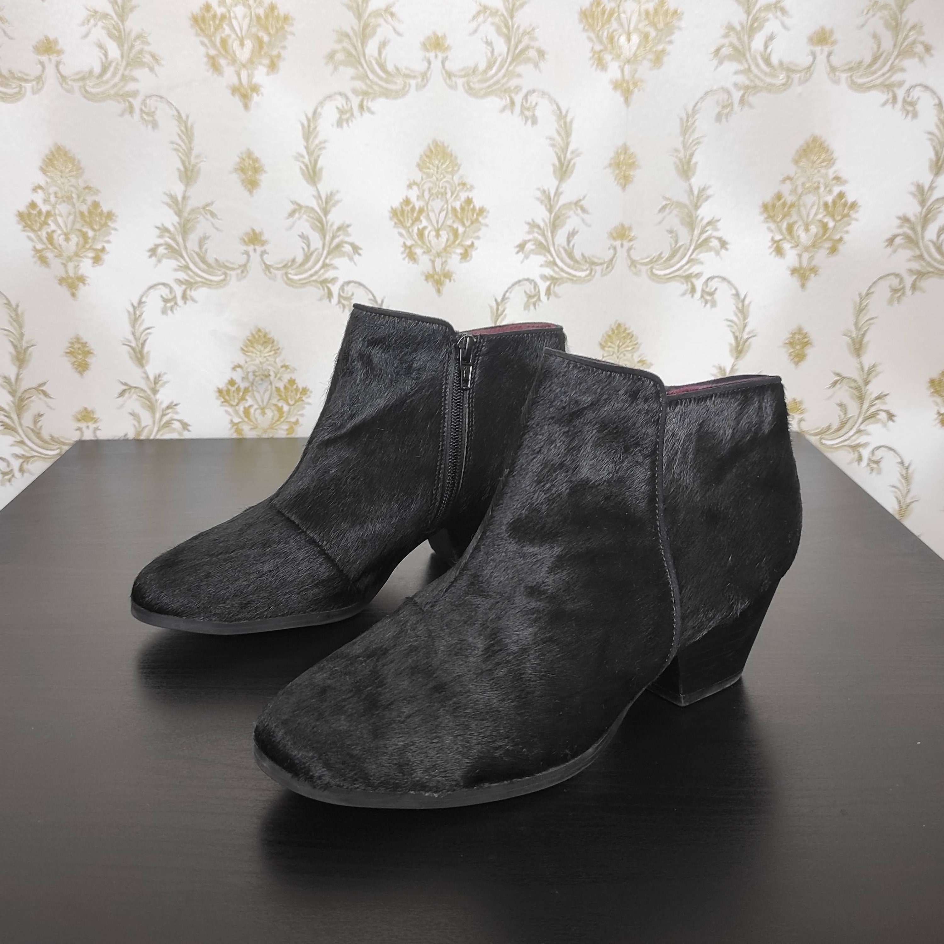 Pony Hair Booties - Etsy