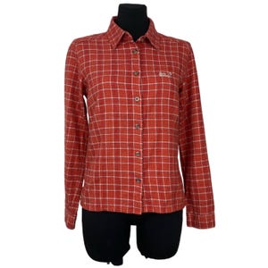 Jack Wolfskin checkered flannel outdoor lumberjack explorer shirt. Size: medium