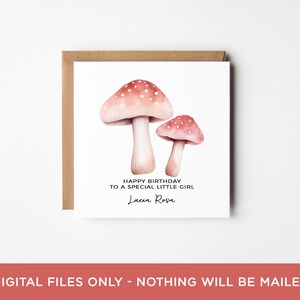 Pink Mushroom Clipart Bundle - Whimsical Blush Pink Magical Fairy ...